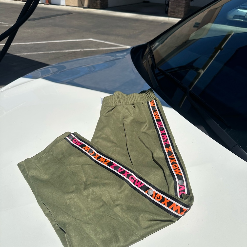 ZW X GW Straight Leg Track Pants With Side Snaps